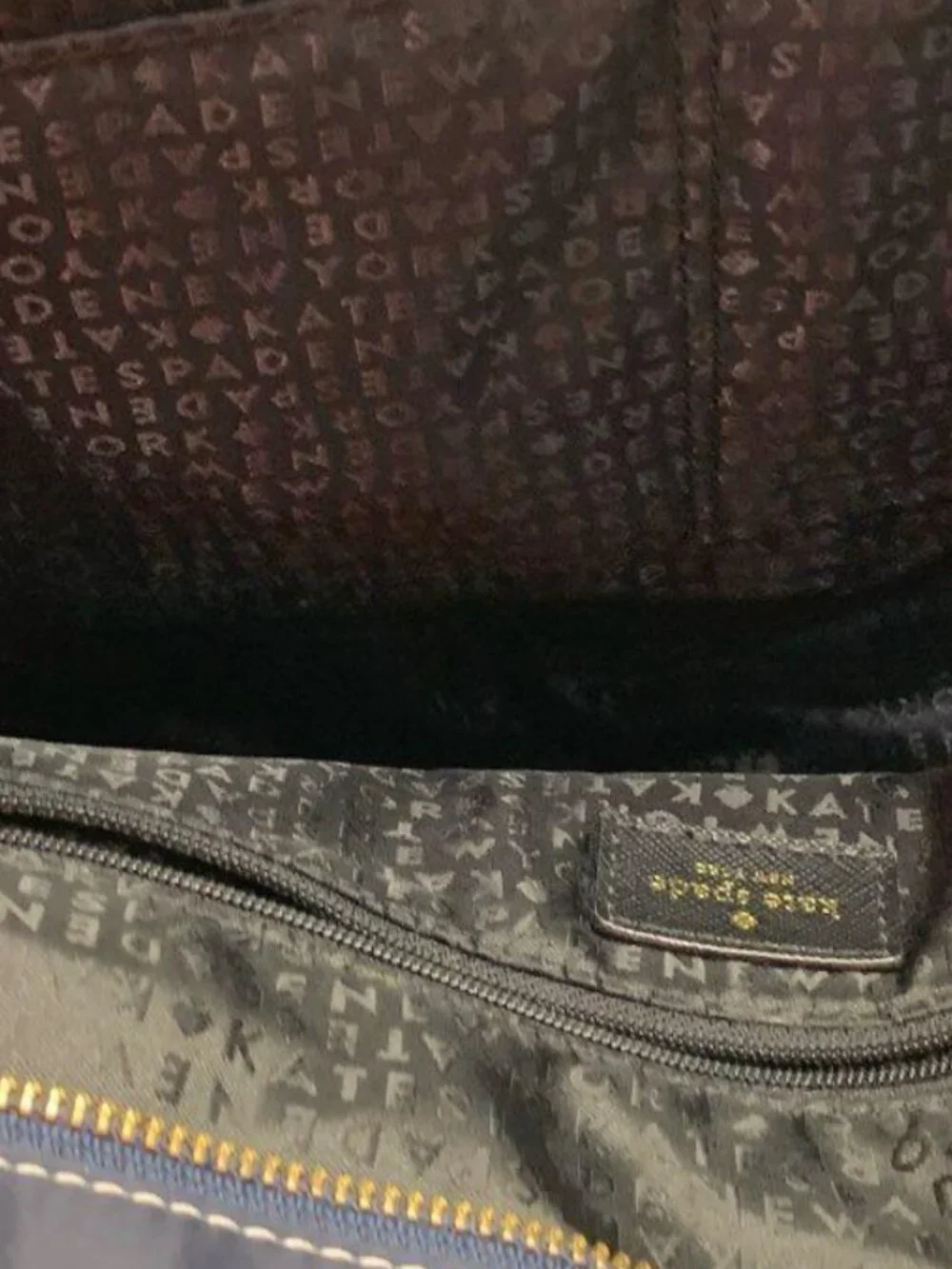 Kate Spade Blake Avenue Taden Striped Tote Bag Black & White